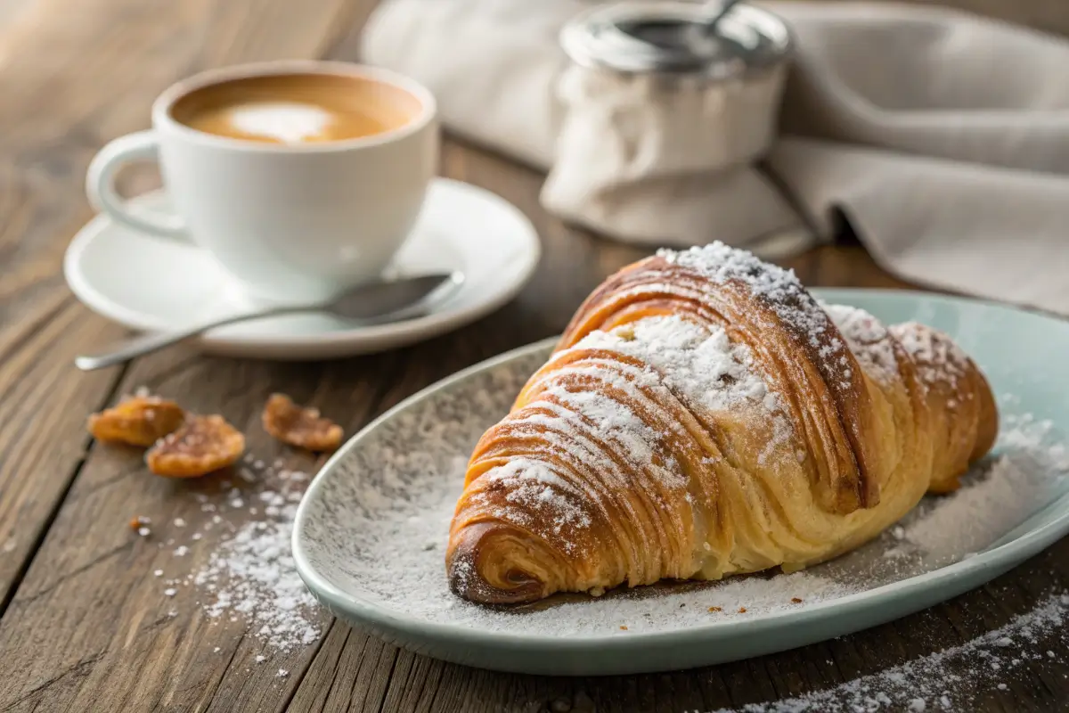 Delicious Lobster Tail Pastry (Sfogliatella) with Espresso