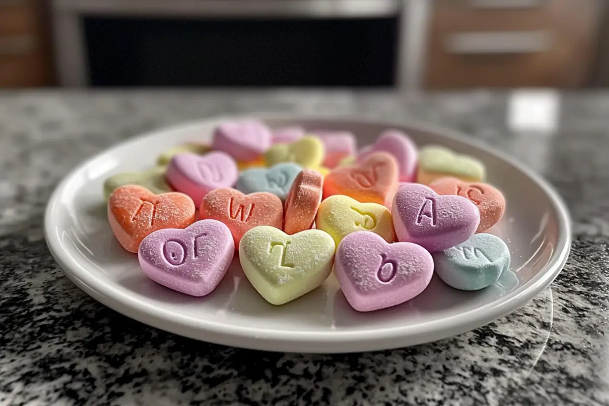 Playful Candy Hearts messages for Valentine's Day.
