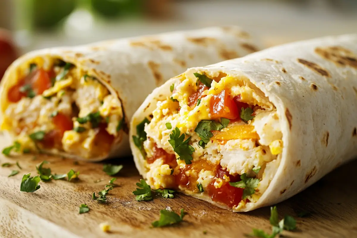 Best Ever Breakfast Burrito, delicious and ready to eat