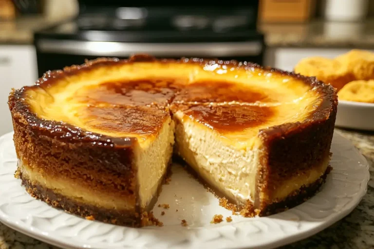 Finished Creme Brulee Cheesecake