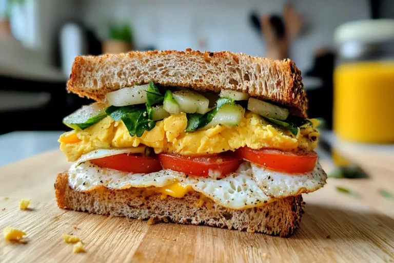 Healthy breakfast fast food sandwich from Subway