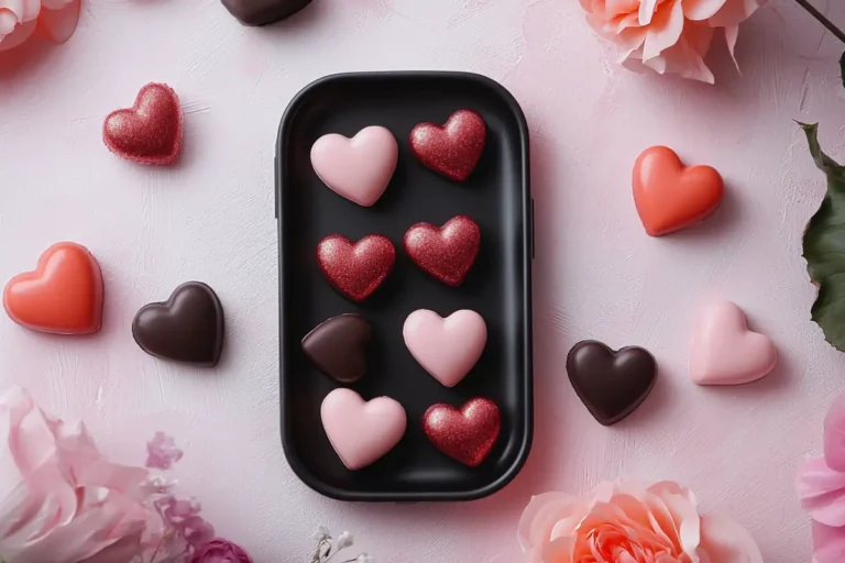 The new generation of Candy Hearts for Valentine's Day and social media trend.