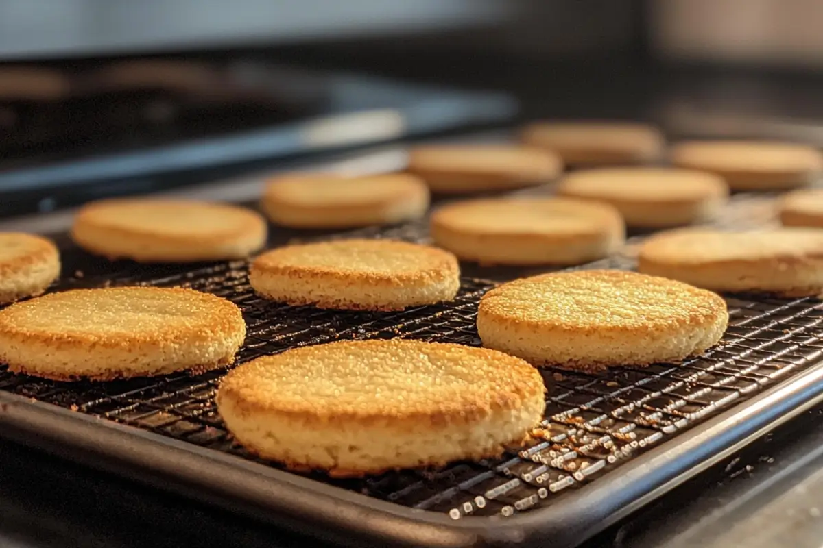 Freshly baked gluten-free shortcakes ready to be enjoyed.