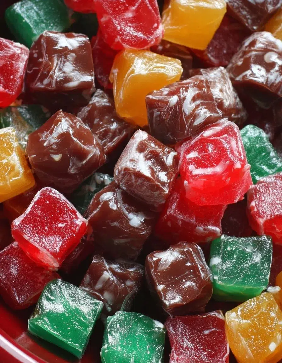 Delicious homemade Crockpot Candy made with chocolate and nuts.