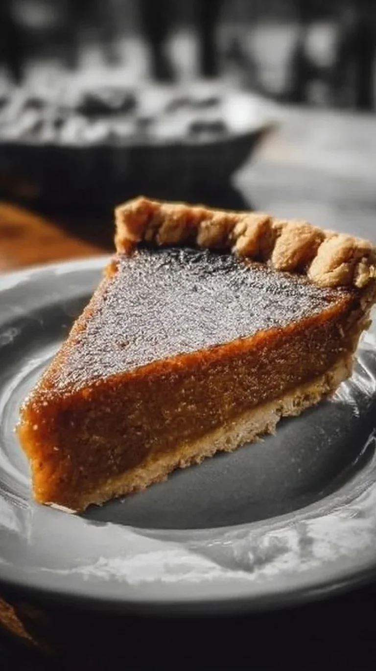 Delicious homemade sweet potato pie served on a plate