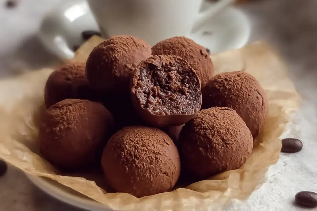 High Protein Coffee Truffles