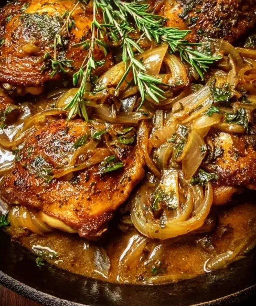 A delicious chicken casserole dish fresh out of the oven, perfect for weeknight dinners.